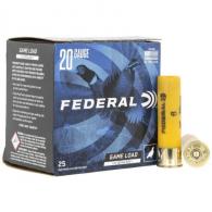 Federal Game-Shok High Brass 20 Gauge 3in #6 1-1/4oz - H2586 Federal Game-Shok High Brass 20 Gauge 3in #6 1-1/4oz - H2586