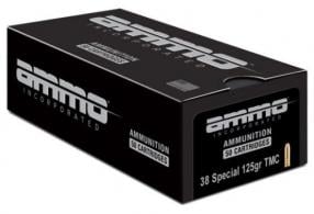 Ammo Inc. Total Metal Case 38 Special Ammo 50 Round Box - 38125TMCA50 Ammo Inc. Total Metal Case 38 Special Ammo 50 Round Box - 38125TMCA50