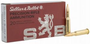 Sellier & Bellot SB76254RD Rifle 7.62x54mmR 174 gr 2585 fps Hollow Point Boat-Tail (HPBT) 20 Bx/20 Cs - 340