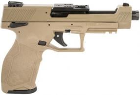 Taurus TX22 Competition 22LR Optic Ready Pistol w/ Threaded Barrel - FDE / Black - 1TX22C15UFCK Taurus TX22 Competition 22LR Optic Ready Pistol w/ Threaded Barrel - FDE / Black - 1TX22C15UFCK