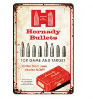 Hornady 99145 Bullets Tin Sign Red/White Aluminum 12" x 18" - 156