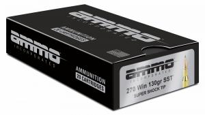 Ammo Inc 270W130SSTA20D Signature 270 Win 130 gr Super Shock Tip (SST) 20 Per Box/10 Cs - 1152 Ammo Inc 270W130SSTA20D Signature 270 Win 130 gr Super Shock Tip (SST) 20 Per Box/10 Cs - 1152