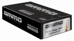 Ammo Inc 7MM154SSTA20 Signature 7mm Rem Mag 154 gr Super Shock Tip (SST) 20 Per Box/10 Cs - 1152