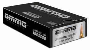 Ammo Inc 300WM180SSTA20 Signature 300 Win Mag 180 gr Super Shock Tip (SST) 20 Per Box/10 Cs - 1152 Ammo Inc 300WM180SSTA20 Signature 300 Win Mag 180 gr Super Shock Tip (SST) 20 Per Box/10 Cs - 1152