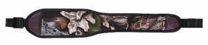 Allen Mossy Oak Break Up Camo Rifle Sling w/Leather Trim & E - 8353