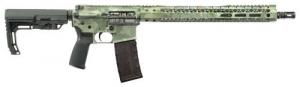 Black Rain Ordnance Spec15 5.56x45mm NATO 16" 30+1, Jungle Camo Cerakote, Black MFT Minimalist Stock & Grip - BROSSCAMOJUNGLE