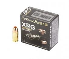 S&B XRG Defense Ammo 380acp 77gr HP  25 round box - sb380xa