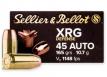 Main product image for S&B XRG Defense Ammo 45acp 185gr Copper HP 25rd box