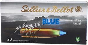 Sellier & Bellot SB308XB eXergy 308 Cal 50 TAC-EX-Blue 20 Per Box/ 12 Cs - 340