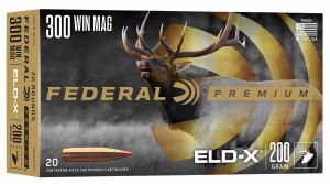 Federal P300WELDX1 300 Win Mag 200 gr Extremely Low Drag-eXpanding (ELD-X) 20 Bx/10 Cs - 10 Federal P300WELDX1 300 Win Mag 200 gr Extremely Low Drag-eXpanding (ELD-X) 20 Bx/10 Cs - 10