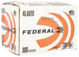 Federal Champion Training .45 ACP 230gr Full Metal Jacket 300rd Box  - C45230A300