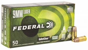 FED BALLISTICLEAN 9MM 100GR 50/1000 - BC9H1 FED BALLISTICLEAN 9MM 100GR 50/1000 - BC9H1