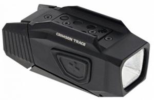 Crimson Trace 0101690 RailLight Black Aluminum Handgun 100/250/500/1000 Red/White LED Bulb - 313