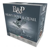 B&P Dove & Quail Shotshells 12ga 1-1/8oz, #6 shot, 1255 fps 25rd box - 12B18d6