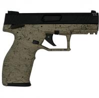 Taurus TX22 22LR 10rd 4" Barrel Black Slide FDE Frame with Black Splatter - 1TX22141SP310