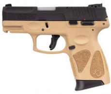 Taurus G2C Tan/Black 9mm Pistol - 1G2C93112T Taurus G2C Tan/Black 9mm Pistol - 1G2C93112T