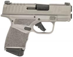 Springfield Armory Armory Hellcat Micro-Compact 9mm 13+1 3" Black Melonite Barrel, Tungsten Gray Cerakote Serrated Slide - HC9319Y Springfield Armory Armory Hellcat Micro-Compact 9mm 13+1 3" Black Melonite Barrel, Tungsten Gray Cerakote Serrated Slide - HC9319Y