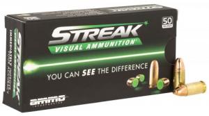 Ammo Inc. Streak Visual Total Metal Case 9mm Ammo 115gr 50 Round Box Ammo Inc. Streak Visual Total Metal Case 9mm Ammo 115gr 50 Round Box