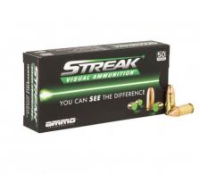 Ammo Inc. Streak 9mm 124gr TMC Green 50/RD - 9124TMC Ammo Inc. Streak 9mm 124gr TMC Green 50/RD - 9124TMC