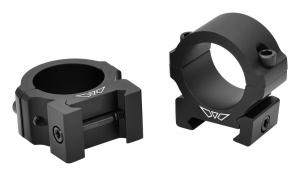 Warne V600M Vapor Horizontal Ring Set Matte Black 1" Tube Low - 438 Warne V600M Vapor Horizontal Ring Set Matte Black 1" Tube Low - 438