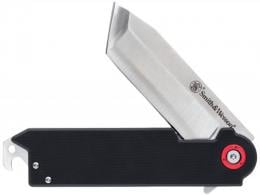 Smith & Wesson Knives Big Benji 3.50" Folding Plain Stainless Steel Blade 4.25" Black - 1193144 Smith & Wesson Knives Big Benji 3.50" Folding Plain Stainless Steel Blade 4.25" Black - 1193144