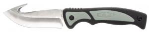 Old Timer Trail Boss 3.70" Fixed Gut Hook Plain Stainless Steel Blade TPE Handle Includes Sheath - 1137138 Old Timer Trail Boss 3.70" Fixed Gut Hook Plain Stainless Steel Blade TPE Handle Includes Sheath - 1137138