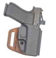 Versacarry V-Slide OWB Brown Polymer Leather - Fits Springfield Hellcat Right Hand - VSL211HCT