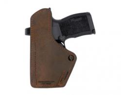 Versacarry Compound Custom IWB Brown Polymer Belt Clip Fits Glock 43 Right Hand