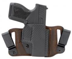 Versacarry Insurgent Deluxe IWB/OWB Brown Polymer Belt Clip Fits Glock 19 Right Hand