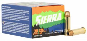 Sierra A832035 Outdoor Master 38 Special 125 gr Jacket Hollow Point Sport Master 20 Per Box - 208 Sierra A832035 Outdoor Master 38 Special 125 gr Jacket Hollow Point Sport Master 20 Per Box - 208