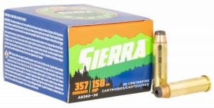 SIERRA 357 MAG 158GR JHP - A8360-36 SIERRA 357 MAG 158GR JHP - A8360-36