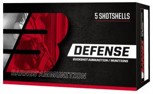 BARNES 20 GAUGE DEFENSE 2 3/4 17 PELLETS #3 BUCKSHOT-5RDS BARNES 20 GAUGE DEFENSE 2 3/4 17 PELLETS #3 BUCKSHOT-5RDS