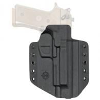 C&G Holsters 1206100 Covert OWB Black Kydex Belt Loop Fits Walther PDP 4.5" Right Hand