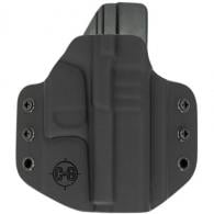 C&G Holsters 0280100 Covert OWB Black Kydex Belt Loop Fits Sig P320 M17/X5 Right Hand - 1008