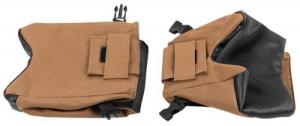 Allen X-Focus Unfilled Front/Rear Shooting Bag Combo Tan/Black 600D Polyester