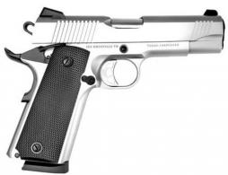 SDS IMPORTS CARRY SS45 HGA 45 AUTO 4.25IN BBL FS STAINLESS BLACK RUBBER GRIPS 7RD MAG ENH - 1911