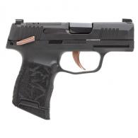 SIG SAUER P365 Rose 380 ACP 3.1 10rd Pistol w/ X-Ray 3 Sights - Black / Rose Gold Accents SIG SAUER P365 Rose 380 ACP 3.1 10rd Pistol w/ X-Ray 3 Sights - Black / Rose Gold Accents