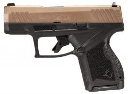 Taurus GX4 Micro-Compact 9mm 11+1 3" Satin Black DLC Steel Barrel, Midnight Bronze Cerakote Serrated Slide, Black - 1GX4M93L Taurus GX4 Micro-Compact 9mm 11+1 3" Satin Black DLC Steel Barrel, Midnight Bronze Cerakote Serrated Slide, Black - 1GX4M93L