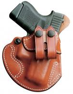 DeSantis Gunhide 028BA21Z0 Cozy Partner Belt Black Leather Belt Loop Fits 1911 4"-5" Belt 1.50" Wide Right Hand - 667