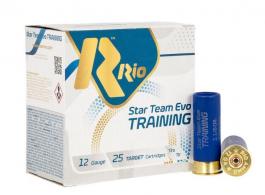 Rio Star Team Evo Training Shotgun Ammo 12ga 2-3/4" 1200fps 1-1/8oz 7.5 Shot 25/ct - STT3275 Rio Star Team Evo Training Shotgun Ammo 12ga 2-3/4" 1200fps 1-1/8oz 7.5 Shot 25/ct - STT3275