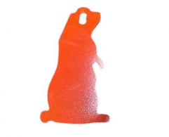 Impact Steel Prairie Dog Target Rimfire Orange Sticker - 44916C