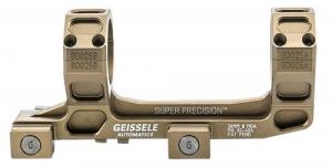 Geissele Automatics Super Precision Scope Mount/Ring Combo Standard Desert Dirt Aluminum 30mm Tube Picatinny Rail Mount