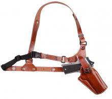 Galco Great Alaskan Fits Chest Up To 54" Tan Leather Shoulder/Torso Strap Fits Springfield XDM Elite Right Hand - GA880R