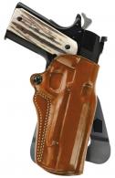 Galco SM2-800 Speed Master 2.0 OWB Tan Leather Paddle Fits CZ P-10M/Glock 43/43x Right Hand - 158