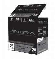 Migra Ammunitions M20SB46 Combinational 20 Gauge 3" 1 oz 4/6 Shot 25 Per Box/ 10 Cs - 1072 Migra Ammunitions M20SB46 Combinational 20 Gauge 3" 1 oz 4/6 Shot 25 Per Box/ 10 Cs - 1072