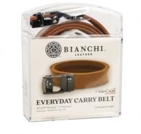 Bianchi EDC NextBelt Tan Leather 1.50" Buckle Closure - NXB-24550