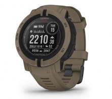 Garmin  Instinct 2 Solar Tactical Edition GPS/Smart Features 32MB Memory Coyote Tan Size 45mm Compatible w/iPhone/Andr - 0262714