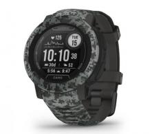 Garmin Instinct 2 Standard Edition GPS/Smart Features 32MB Memory Graphite Camo Size 45mm Compatible w/ iPhone/Androi - 0262613