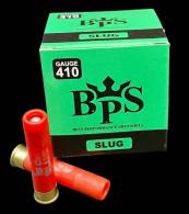 BPS  410ga   2.5"  Lead Rifled Slug  25 round box