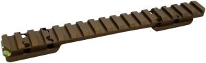 Talley P00SB735 Picatinny Rail Smoked Bronze Cerakote Aluminum Compatible w/ Browning X-Bolt Short Action - 593 Talley P00SB735 Picatinny Rail Smoked Bronze Cerakote Aluminum Compatible w/ Browning X-Bolt Short Action - 593